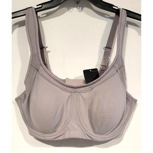 SYROKAN Women's High Impact Removable Pads Sports Bra Underwire 40C